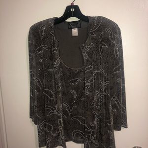 Alex social coordinated tank and jacket.